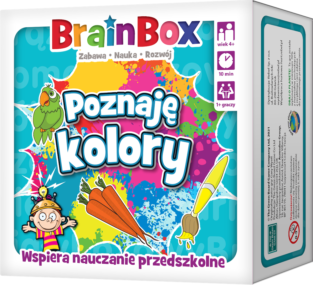 BrainBox pozaję kolory
